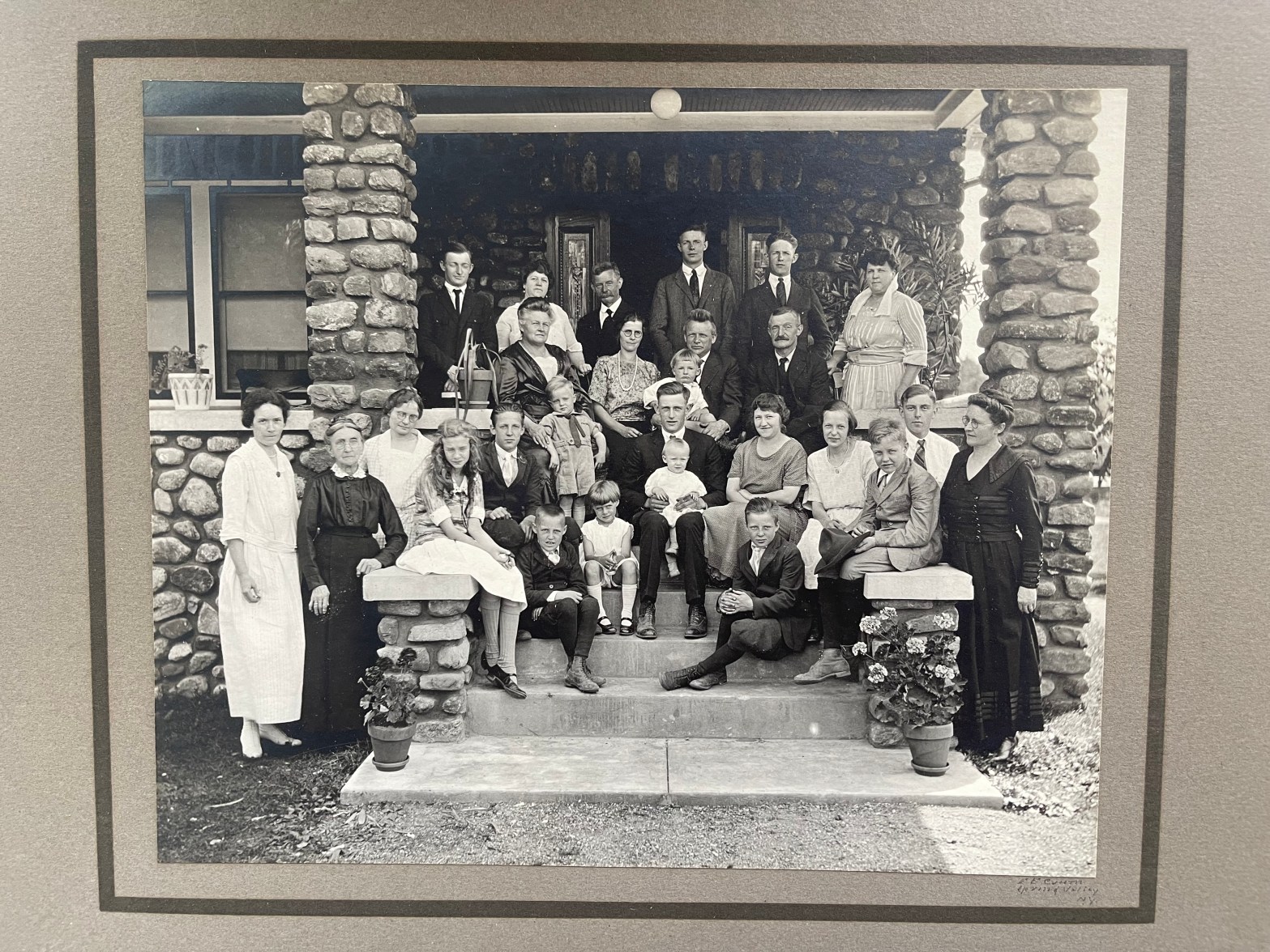 A Rockland farm family recently reprised this photo from 100 years ago. Photo courtesy of the Katt Family