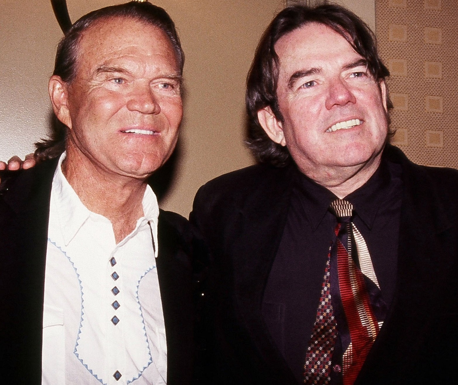 Glen Campbell and Jimmy Webb. Photo by Sandra Gillard, year unknown